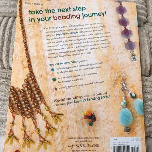 Beyond Beading Basics book like new for jewelry art