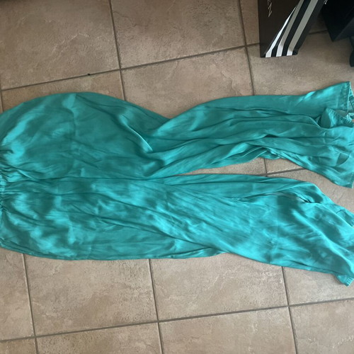 Calzedonia turquoise palazzo pants used, comfortable for beach or walk
