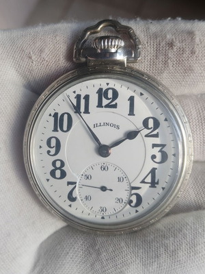 Illinois Bunn Special 60h type I used railroad pocket watch