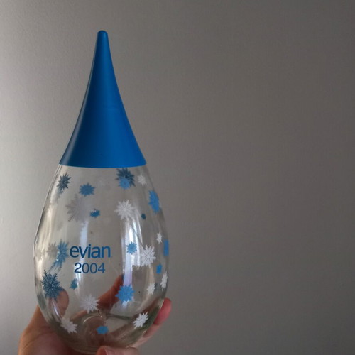 Evian Collectible Bottle 2004 Designed by Christian Lacroix