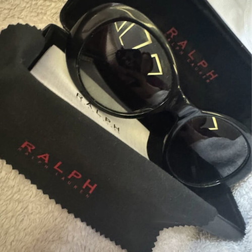 Ralph Lauren oval sunglasses, black, collectible