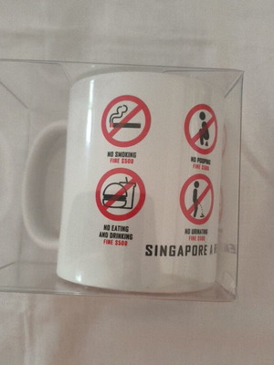 Singapore A Fine City Ceramic Souvenir Mug new