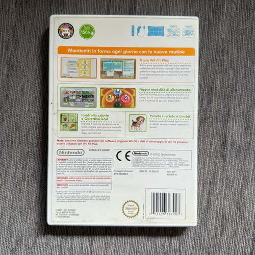 Wii Fit Plus Nintendo Wii game used, simulation