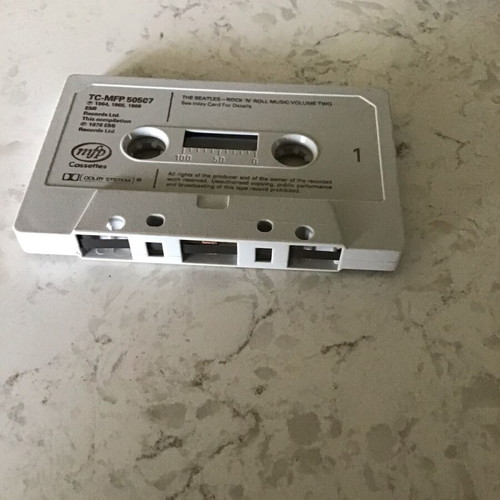 The Beatles Rock and Roll Music cassette used, pop