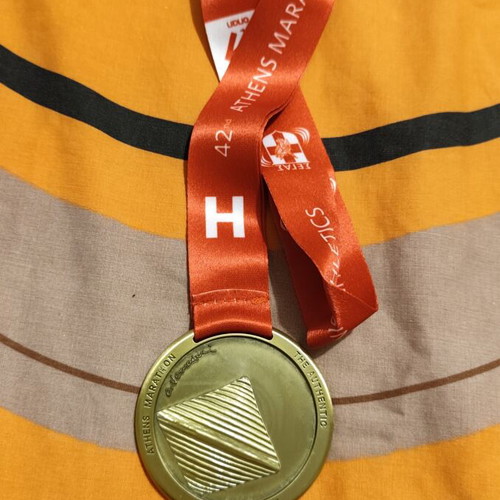 Athens Marathon 42 km Medal 2025 new, authentic