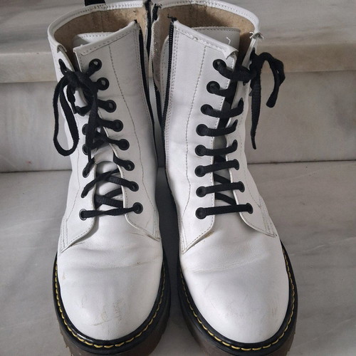 Fratelli Pedriti ankle boots used, size 39, white and black