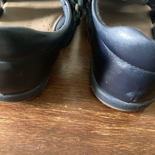 Walkmates M&S boys' sandals used, size 29, black with blue velcro
