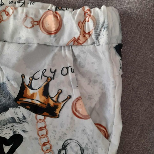 Women's leggings new with Mickey Mouse print, size L