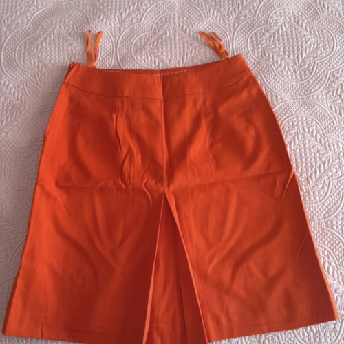 Women's skirt like new, size L 40 12, orange