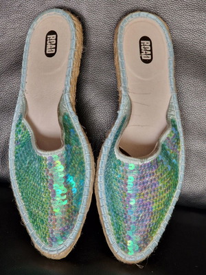 On the Road espadrilles mules with sequins size 39.5