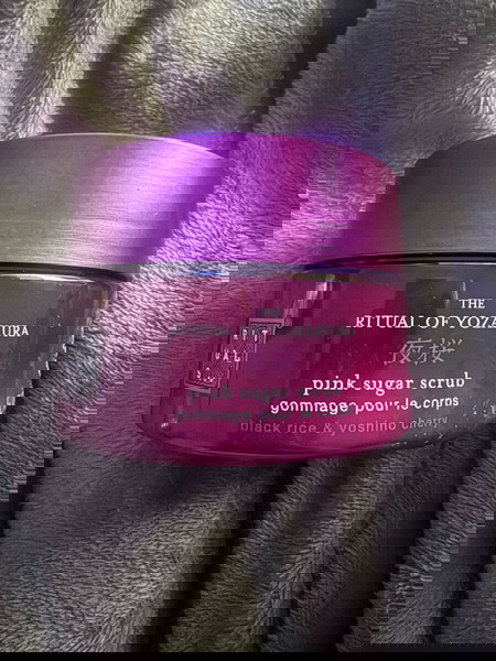 THE RITUAL OF YOZAKURA pink Sugar Scrub limited edition