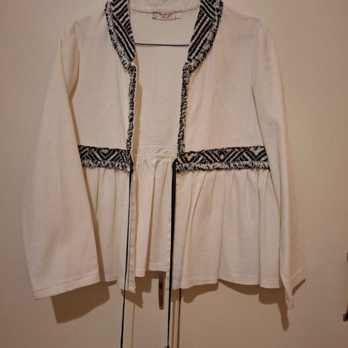 Boho jacket Twins Special white like new M/L fitting S/M