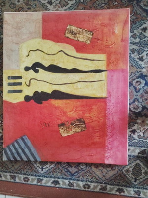 Oil paintings like new, set of 3, sizes 62x52 and 52x42 cm