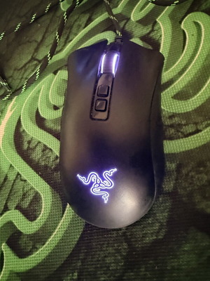 Razer DeathAdder V2 Special Edition gaming mouse used, 20K DPI Focus+