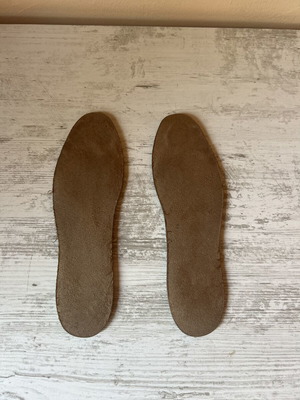 Women's insoles like new with silicone gel and natural velour