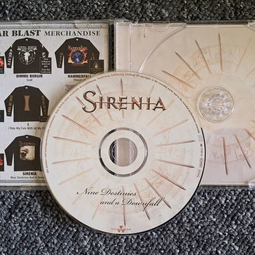 Sirenia Nine Destinies and a Downfall CD like new, metal