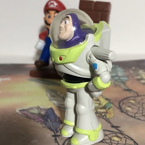 Vintage Toy Story Buzz Lightyear wind-up toy used