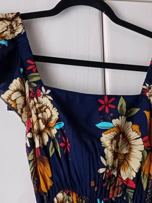 Maxi women's dress with open back summer sales opportunity clearance