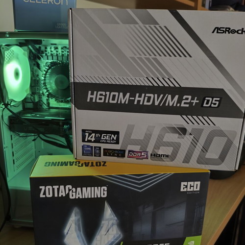 Desktop PC Intel 12th Gen, 8GB DDR5 RAM, 256GB NVMe SSD, RTX 3050 8GB