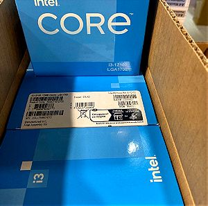 Intel Core i3-12100 3.3GHz σφραγισμένη