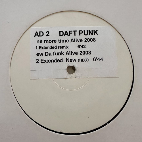 Daft Punk AD1 & AD2 vinyl like new, electronic house electro