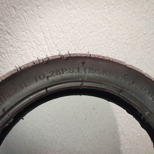 Tires 50 x 160 new, set of 4 with tubes