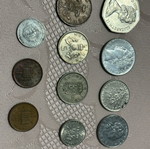 Coins used, all together