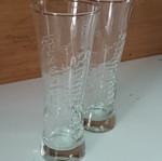 Ποτήρια μπύρας Carlsberg πακέτο 2 με ανάγλυφο σχέδιο