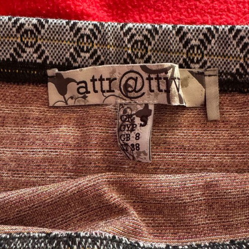 Attrativo Mini Fitted Skirt Size 38 Like New, Earth Tones