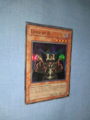 Yu-Gi-Oh κάρτα Lord of D. καινούργια, super rare foil