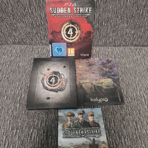 Sudden Strike 4 PS4 Steelbook edition like new
