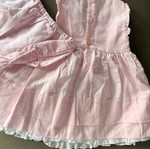 The Children’s Place dress with bloomers linen cotton, new, 12 months