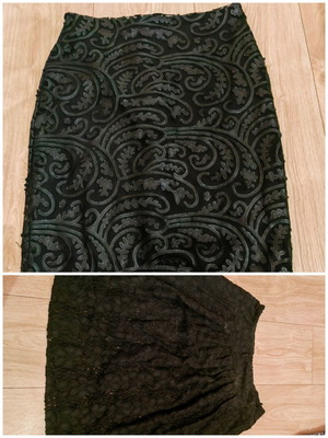 Skirts pack of 2 XS used, black, special pieces