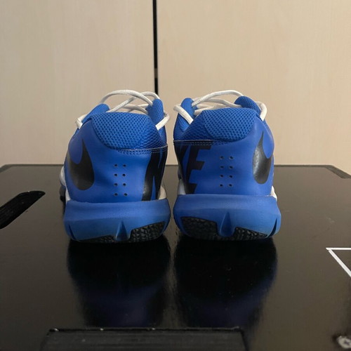 Nike athletic shoes like new, size 42, white and blue
