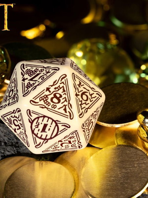 The Hobbit Spindown D20 Terra TCG Jumbo Die new