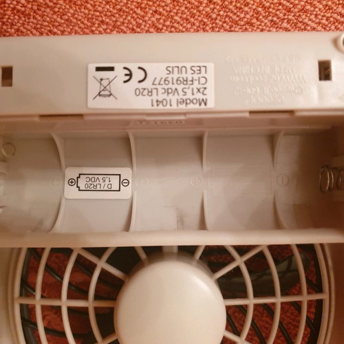 Table fan used