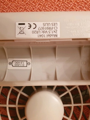 Table fan used