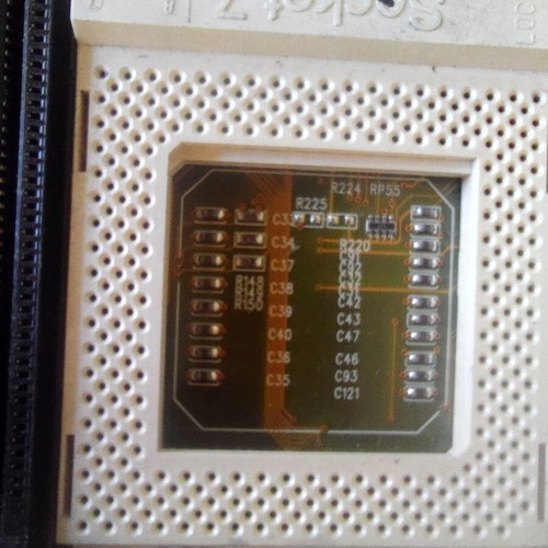 Zida Tomato TX98-3D motherboard used, Socket 7, Baby AT