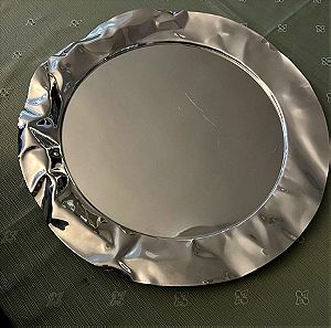 Officina ALESSI Inox 18/10 Stainless Steel δίσκος σερβιρίσματος  Διάμετρος  44cm