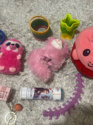 Finger toys used, assorted interactive pack