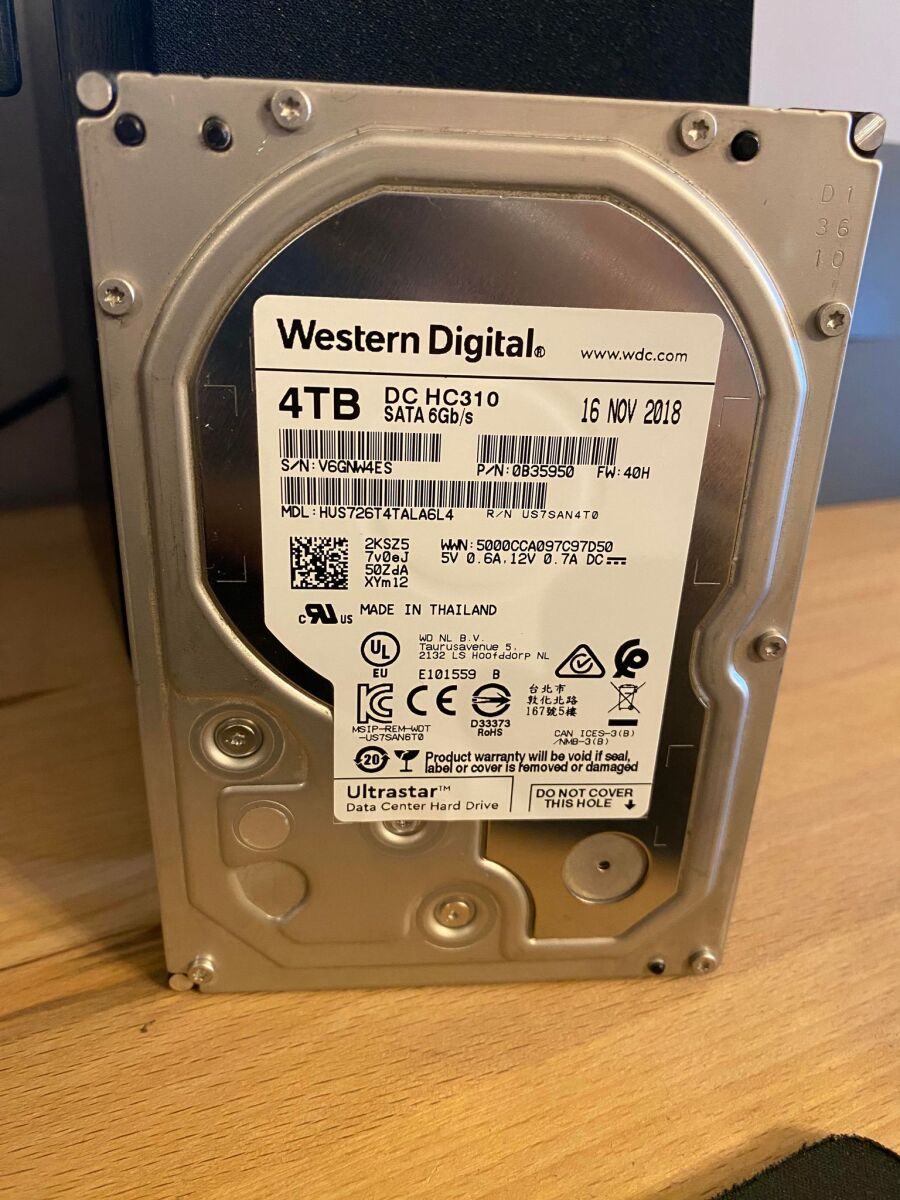 Western Digital 4TB DC HC310 内蔵型HDD ① Western Digital 【公式通販】