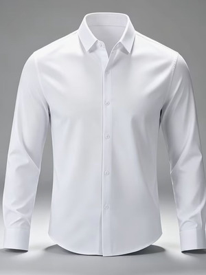 White long sleeve dress shirt size L