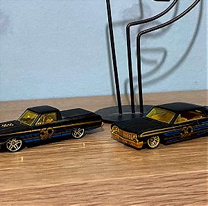 Μινιατούρες αυτοκινητάκια hot wheels 50th anniversary black & gold collection