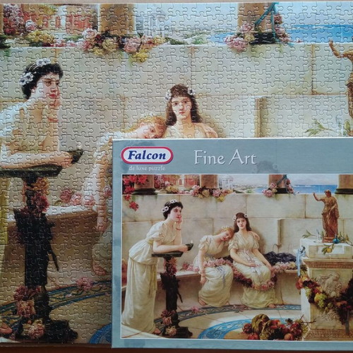 Puzzle Falcon 1000 like new, Emile Eisman - Semenowsky - Neapolitan Maidens