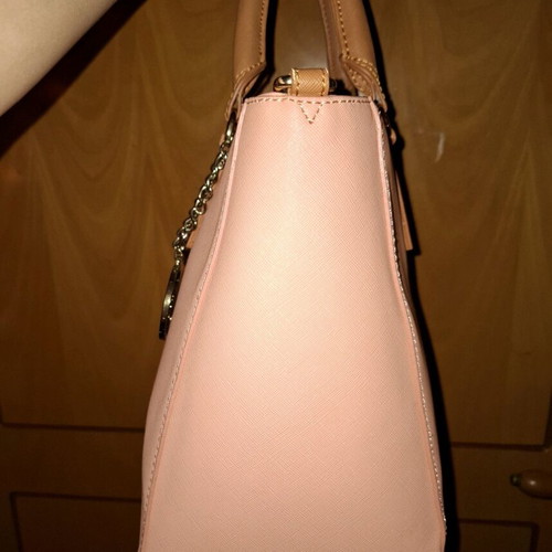 Trussardi Jeans Ischia 75B00000 pink handbag like new