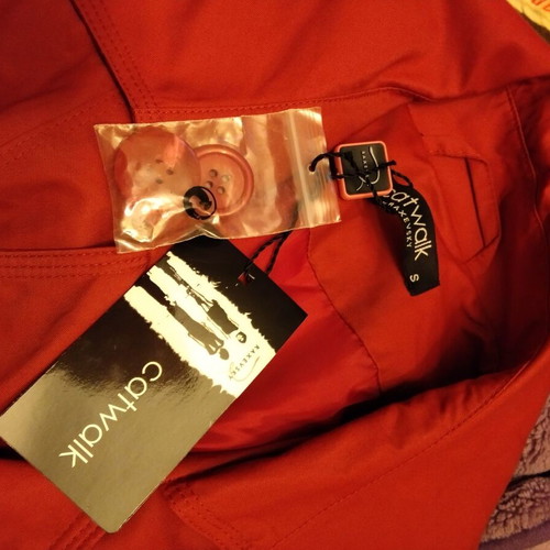 Raxevsky catwalk red trench coat, small size