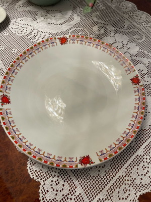 Bavarian porcelain platter vintage, used, 30x4 cm