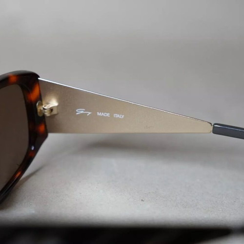 Genny 168 S sunglasses used, gold and brown
