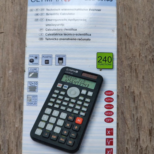 Olympia LCD 8510S Scientific Calculator new, 240 functions