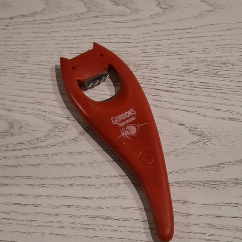 Gordon's space bottle opener collectible like new ghost shape